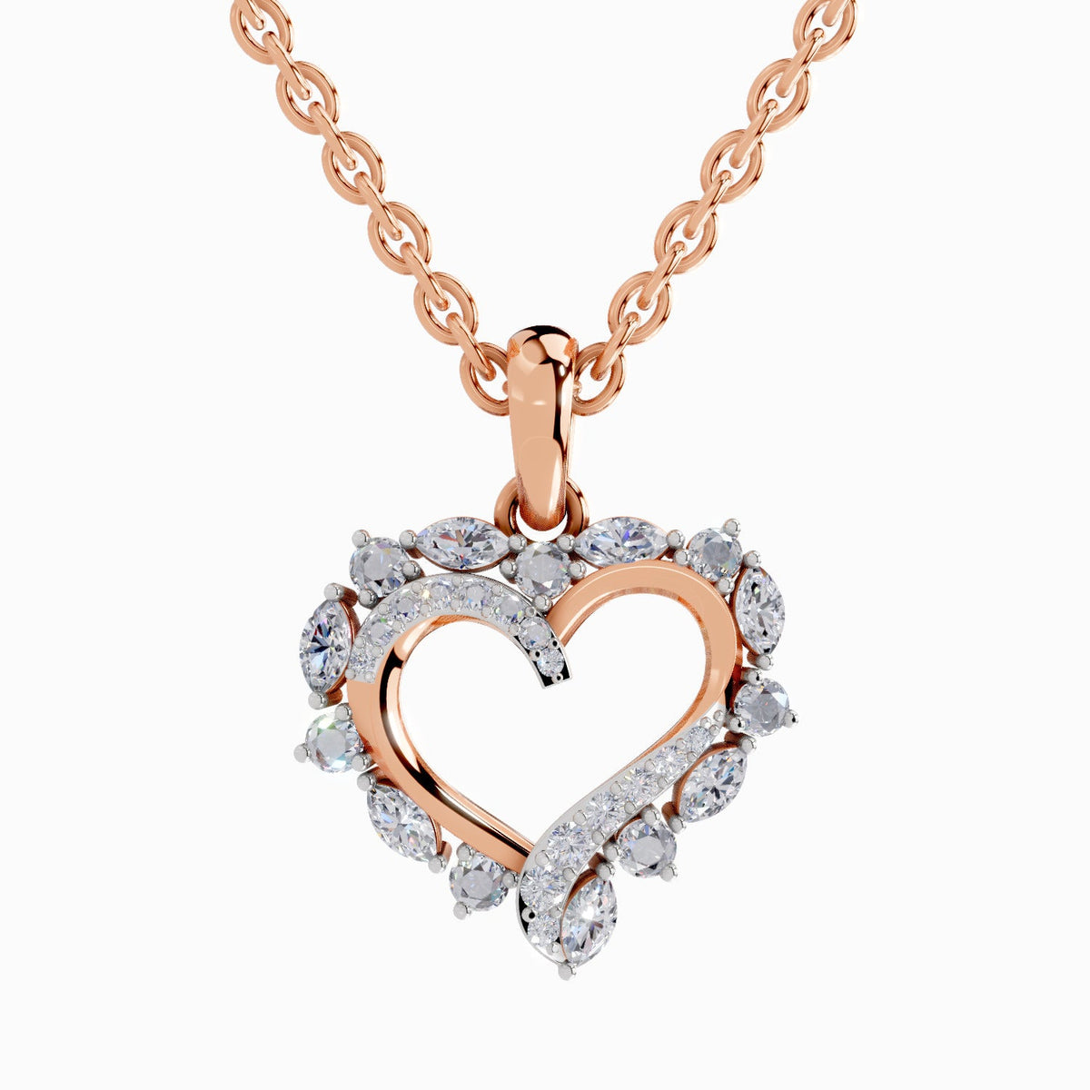 Sublime Heart Diamond Pendant