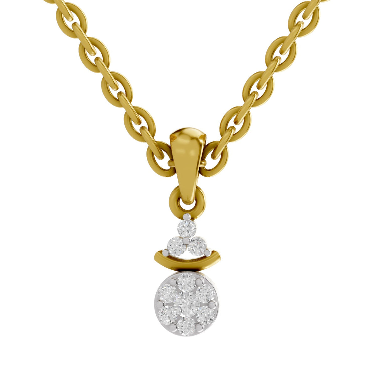 0.09 Carat Diamond Pendant 14K - Rose Gold