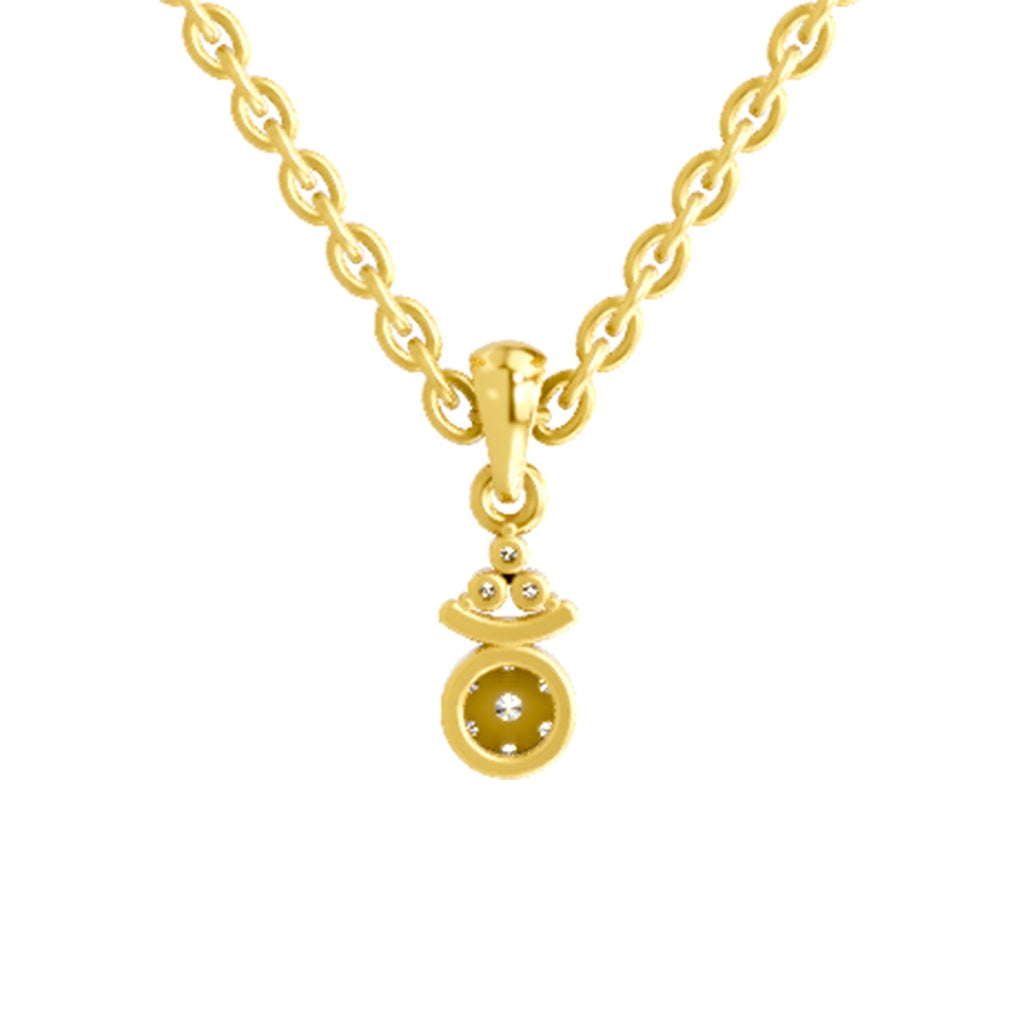 0.09 Carat Diamond Pendant 14K - Rose Gold