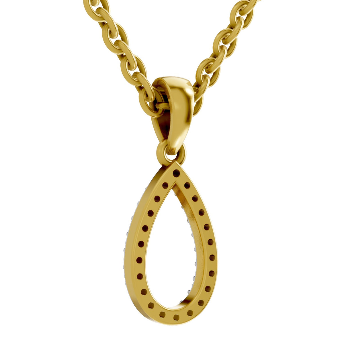 0.11 Carat Diamond Pendant 14K - Rose Gold