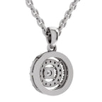 Brilliant Halo Diamond Pendant