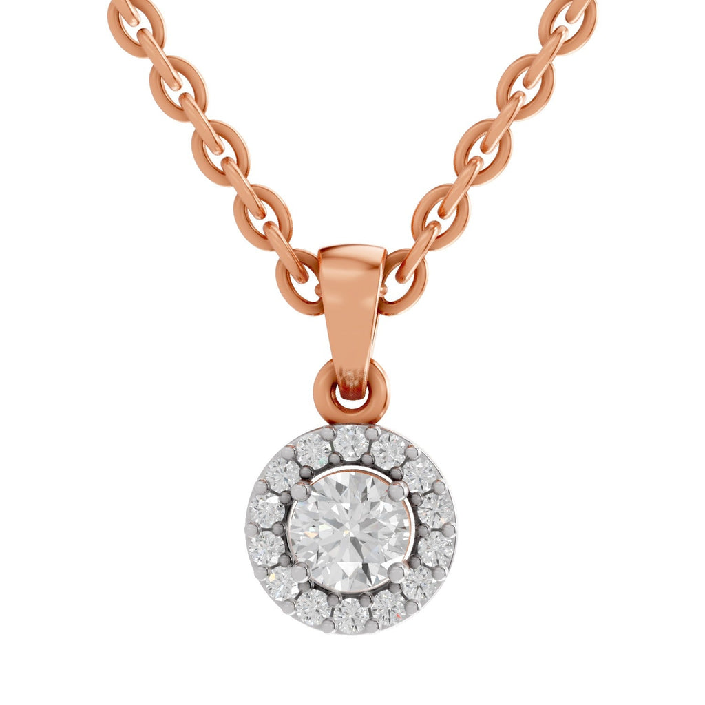 Majestic Halo Diamond Pendant