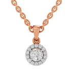 Majestic Halo Diamond Pendant