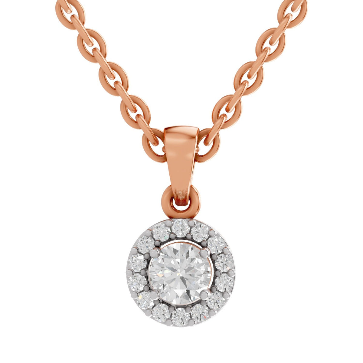 Majestic Halo Diamond Pendant