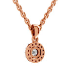 Majestic Halo Diamond Pendant