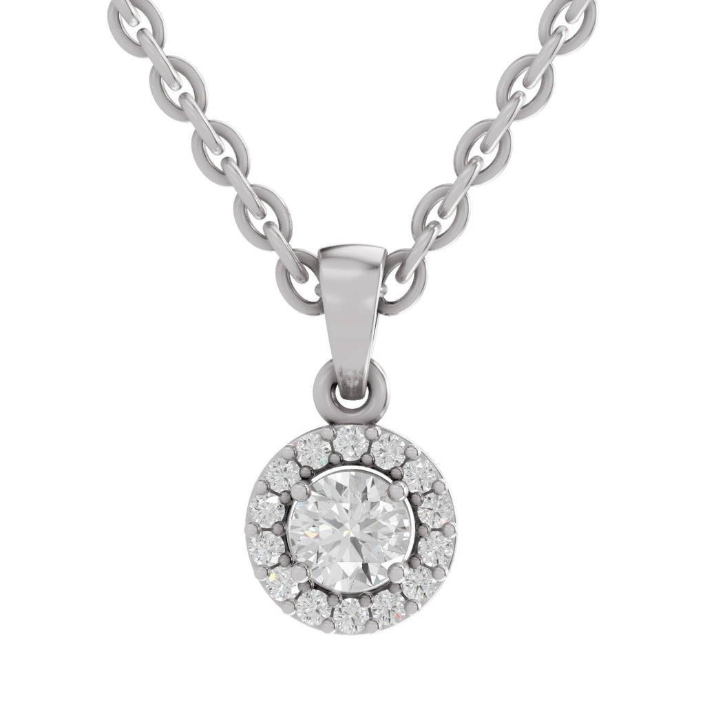 Majestic Halo Diamond Pendant