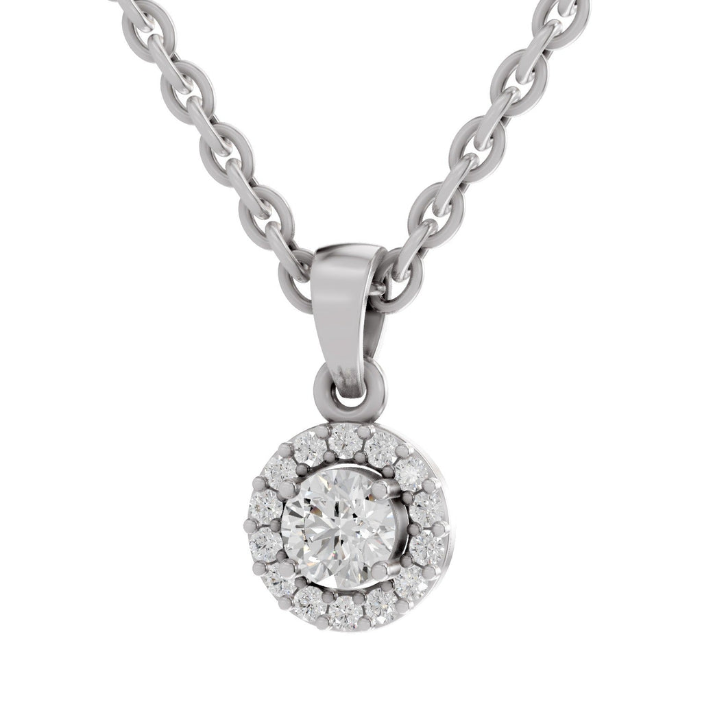 Majestic Halo Diamond Pendant