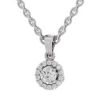 Majestic Halo Diamond Pendant