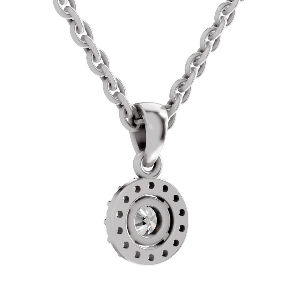 Majestic Halo Diamond Pendant