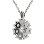 Resplendent Floral Diamond Pendant
