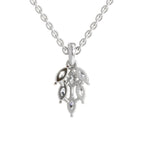 Radiant Marquise Leaf Diamond Pendant