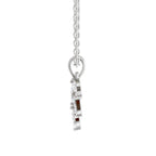 Radiant Marquise Leaf Diamond Pendant