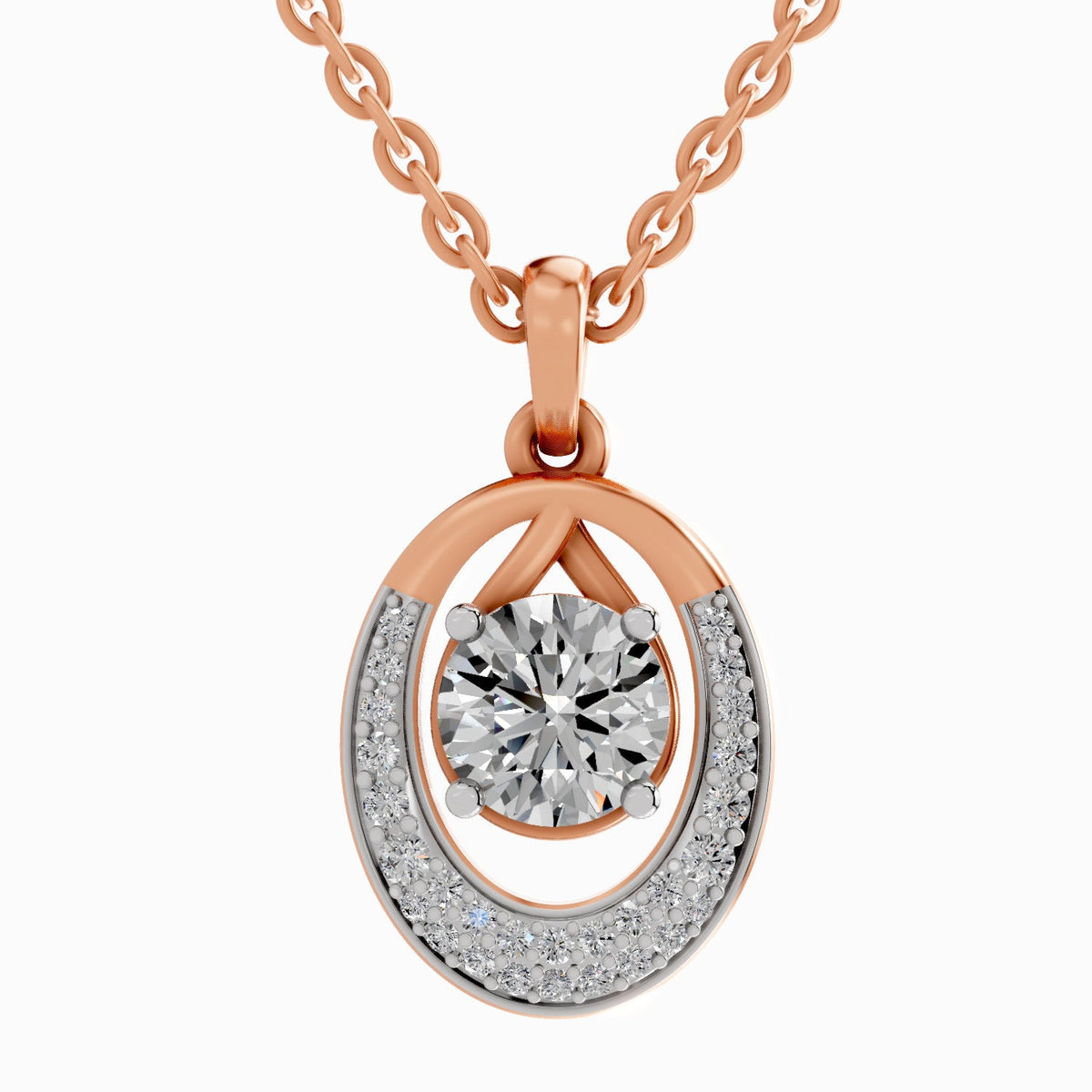 Timeless Cluster Diamond Pendant