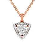 Pristine Halo Diamond Pendant