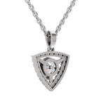 Pristine Halo Diamond Pendant