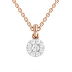 Sublime Halo Diamond Pendant