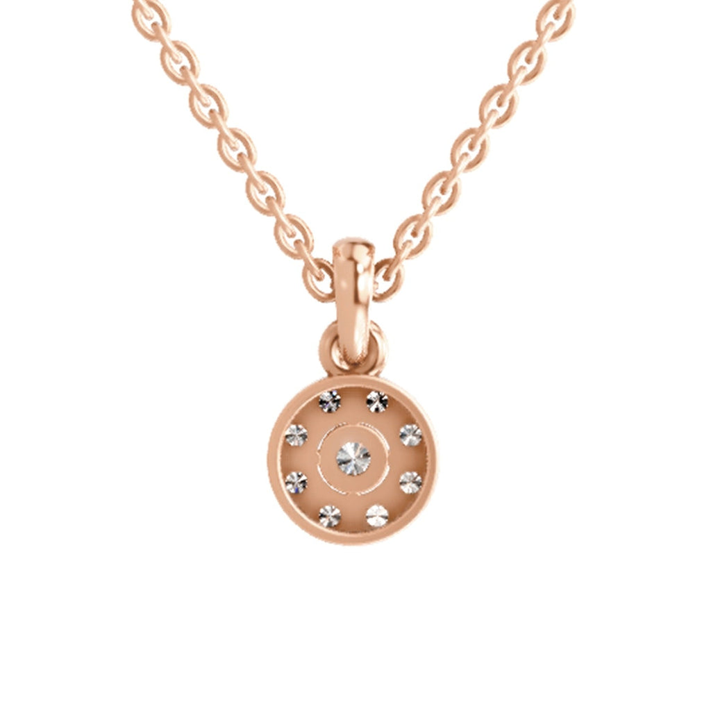 Sublime Halo Diamond Pendant