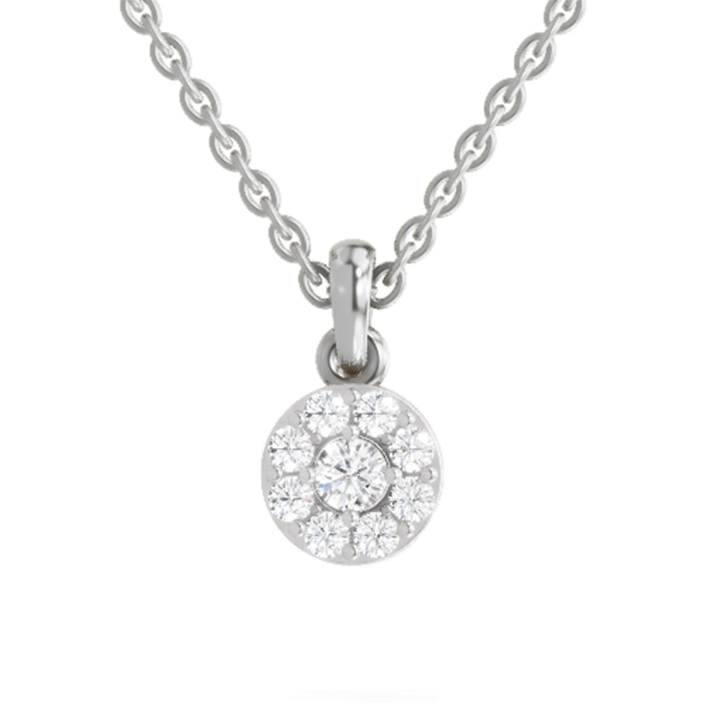 Sublime Halo Diamond Pendant