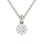 Sublime Halo Diamond Pendant