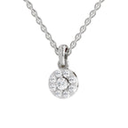 Sublime Halo Diamond Pendant