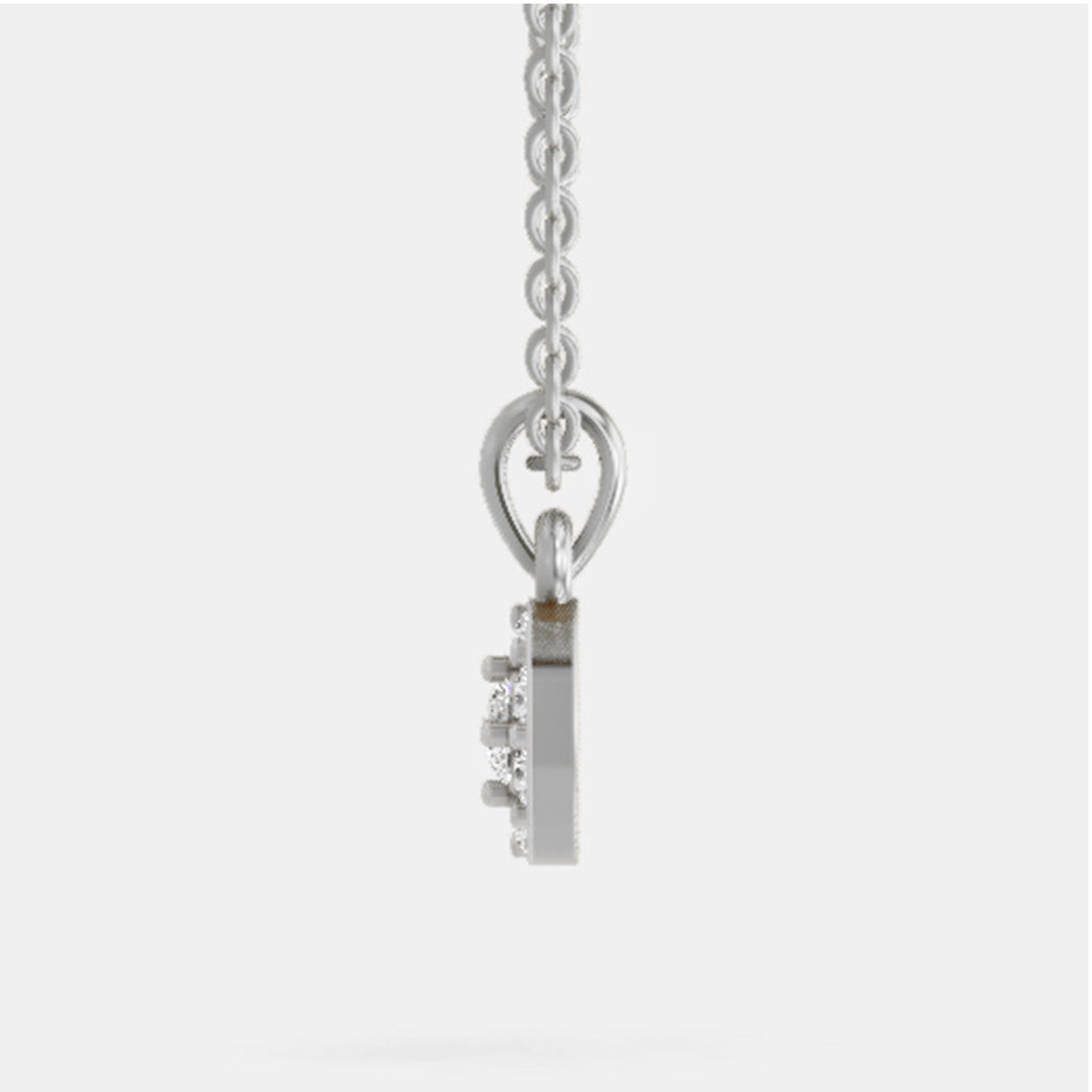 Sublime Halo Diamond Pendant