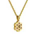 0.95 Carat Cluster Flower Diamond Pendant 14K - Rose Gold
