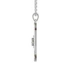 Elegant Swirl Diamond Pendant
