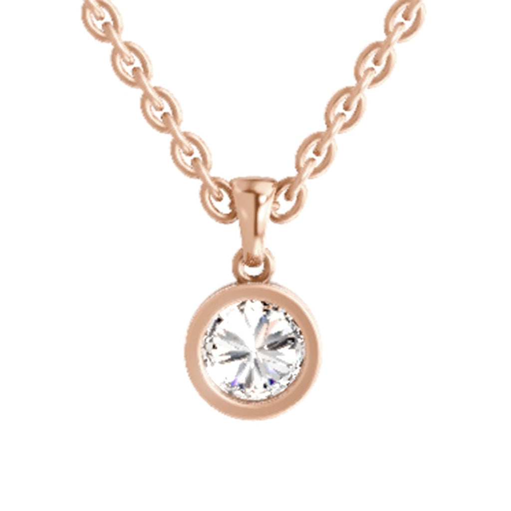 Sublime Solitaire Diamond Pendant