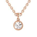 Sublime Solitaire Diamond Pendant