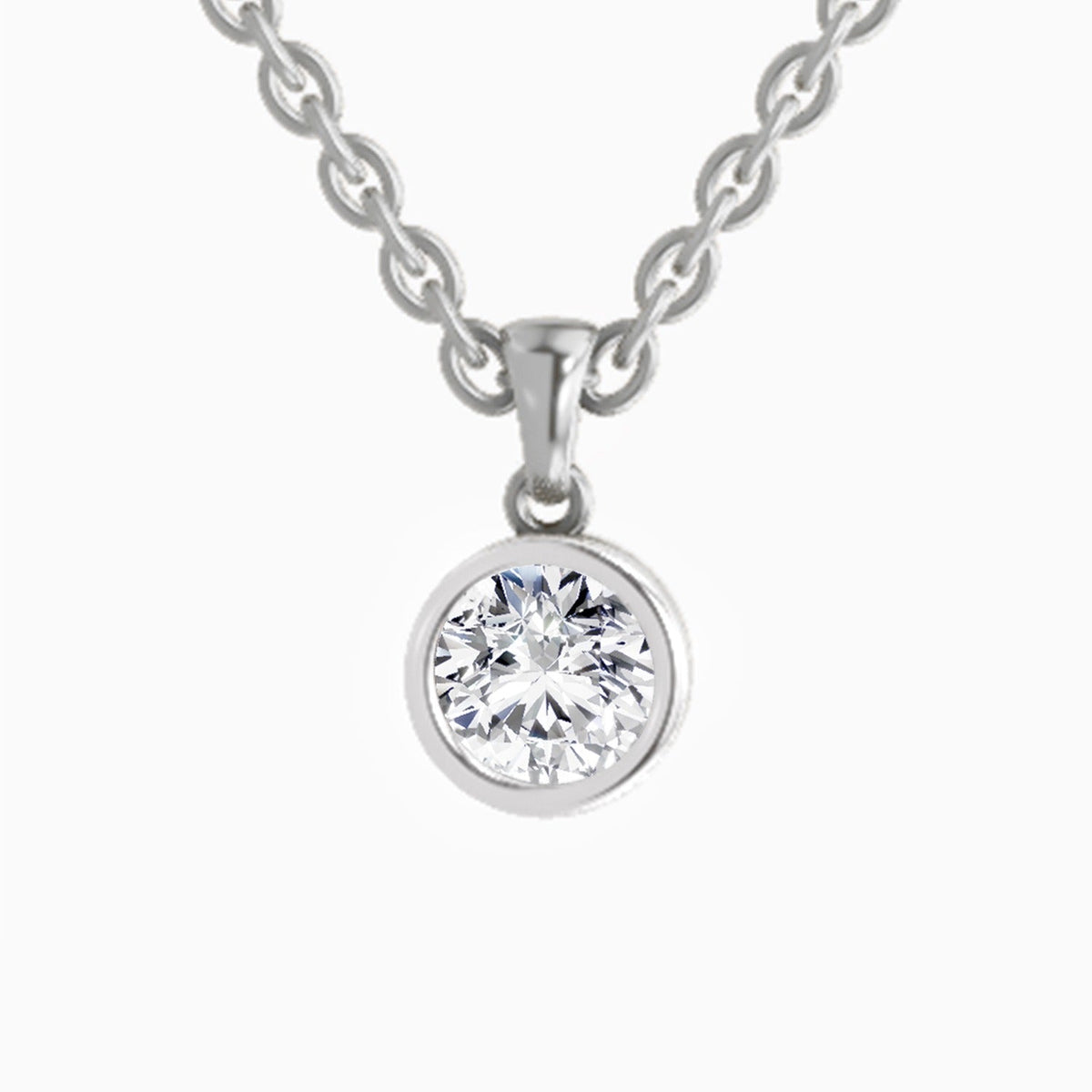 Sublime Solitaire Diamond Pendant