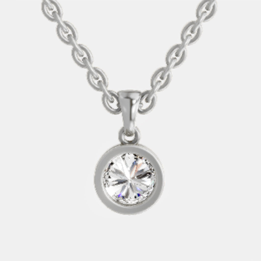 Sublime Solitaire Diamond Pendant