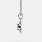 Luminous Floral Diamond Pendant