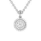 Eternal Halo Diamond Pendant