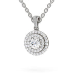 Eternal Halo Diamond Pendant