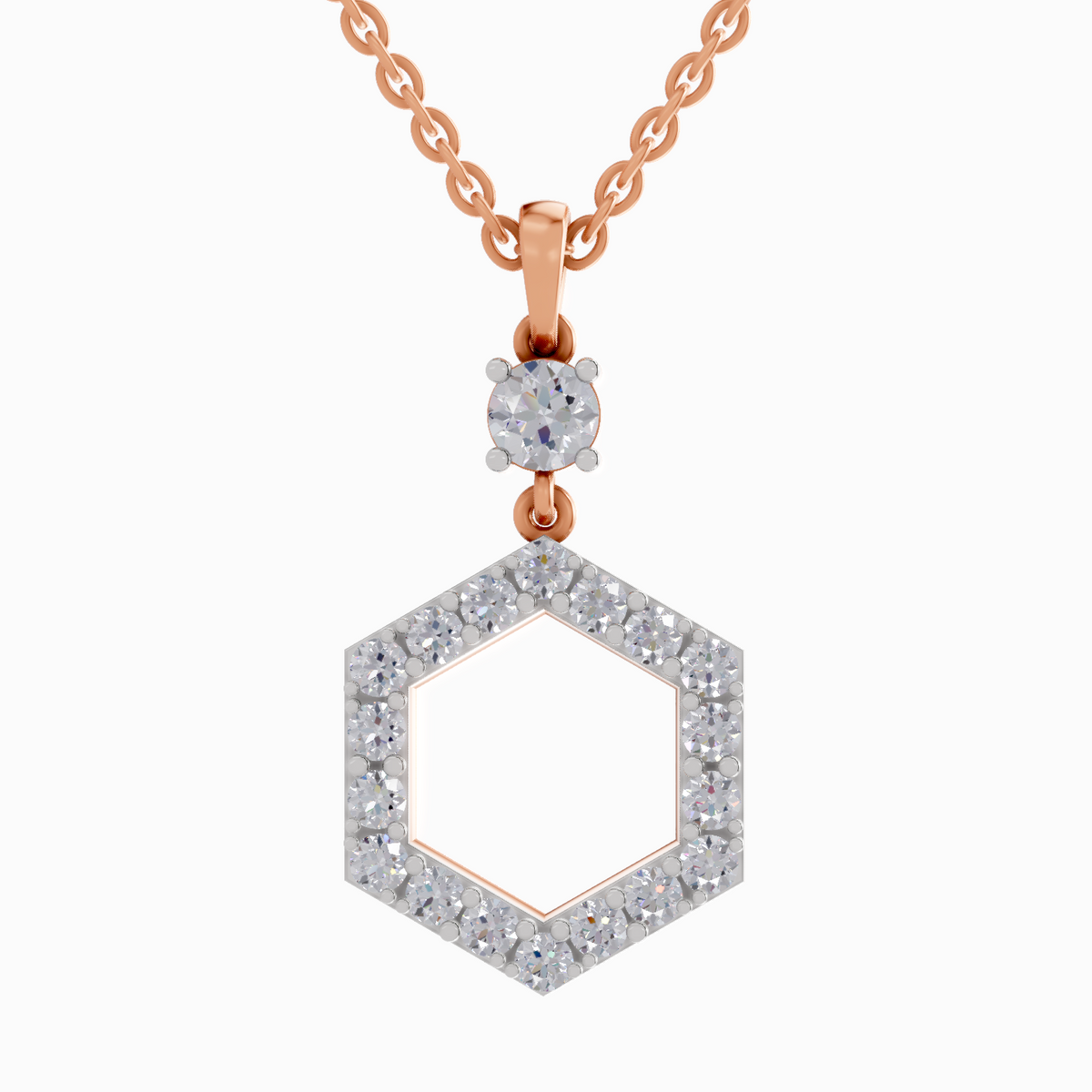 Resplendent Diamond Pendant