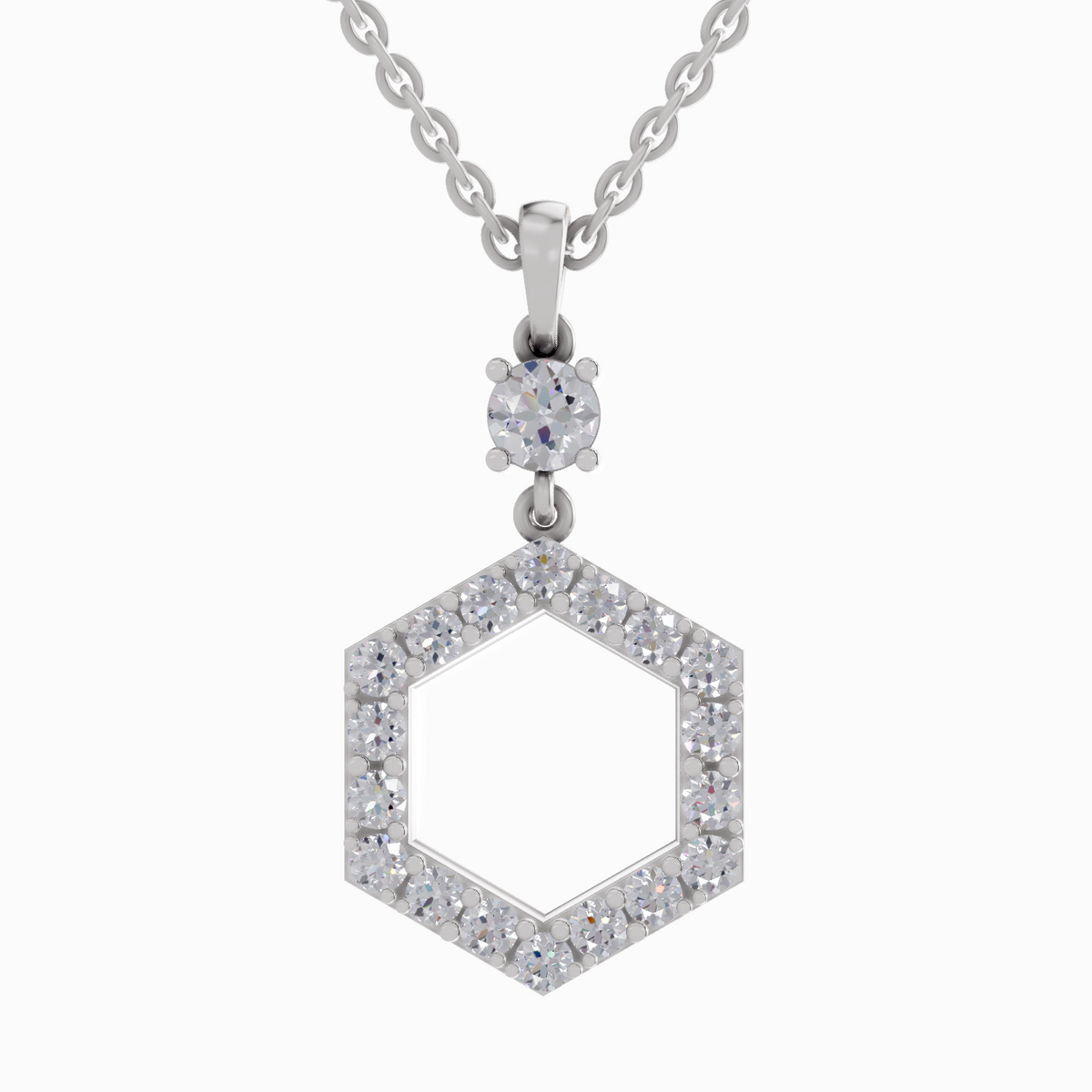 Resplendent Diamond Pendant