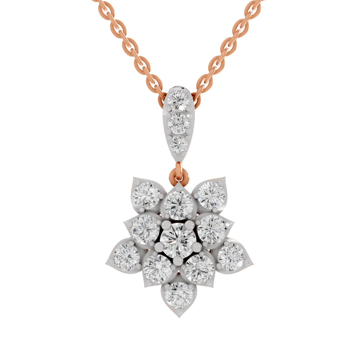 Shimmering Diamond Pendant