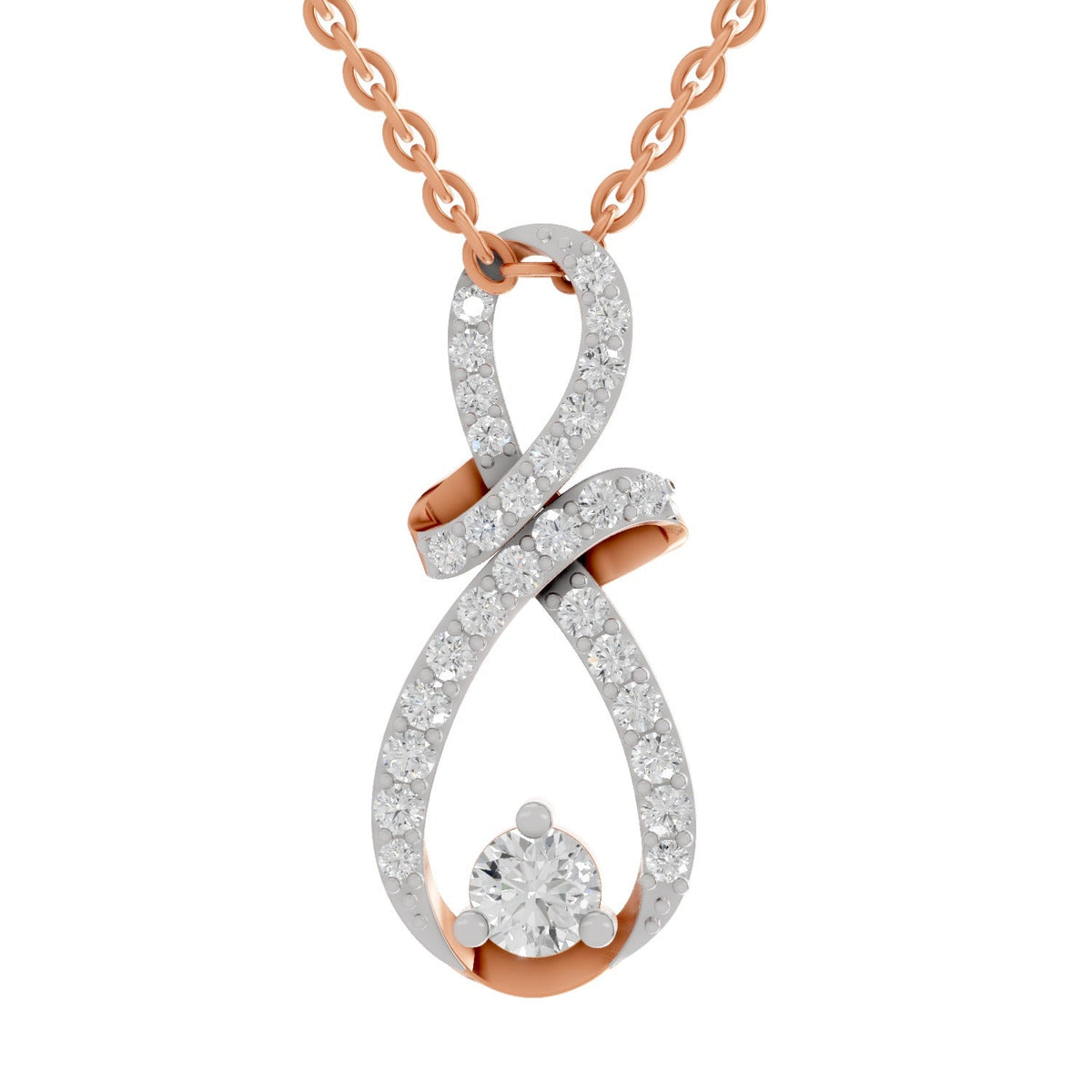 Gleaming Diamond Pendant