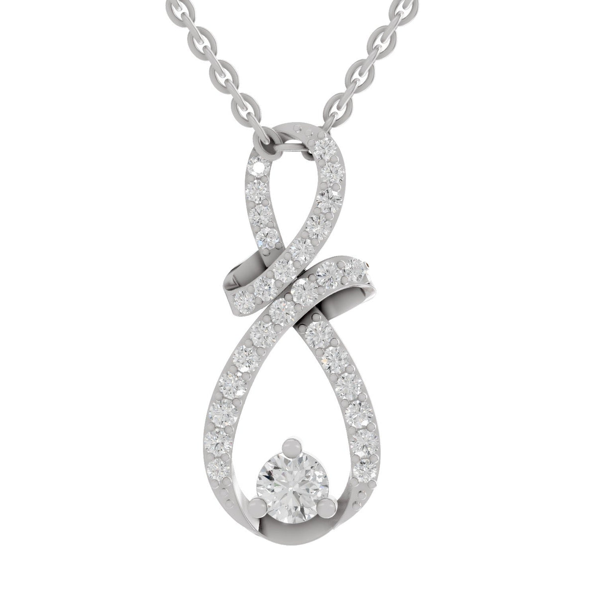 Gleaming Diamond Pendant
