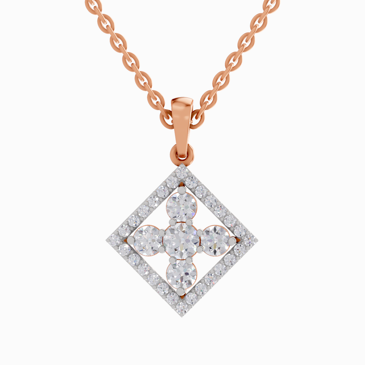 Glistening Diamond Pendant