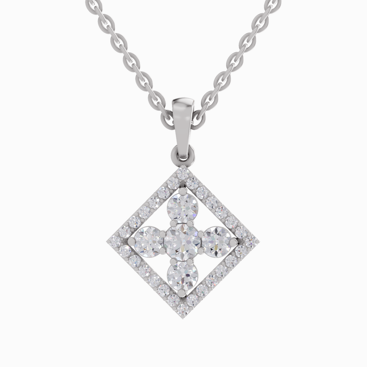 Glistening Diamond Pendant