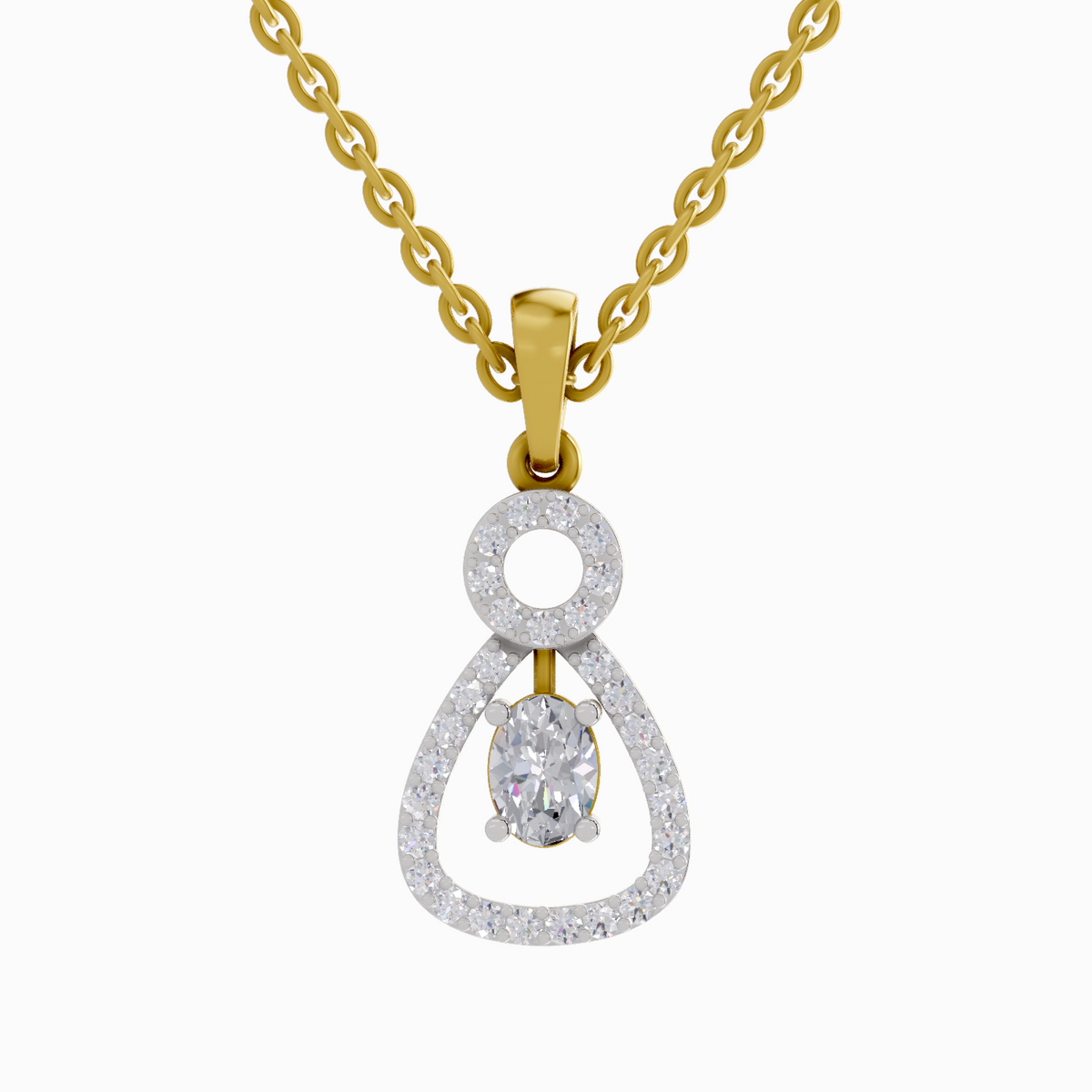 1.09 Carat Oval Shaped 14K
