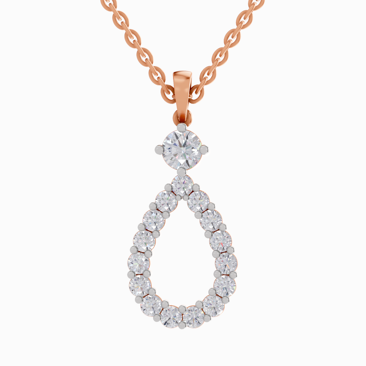 Graceful Diamond Pendant