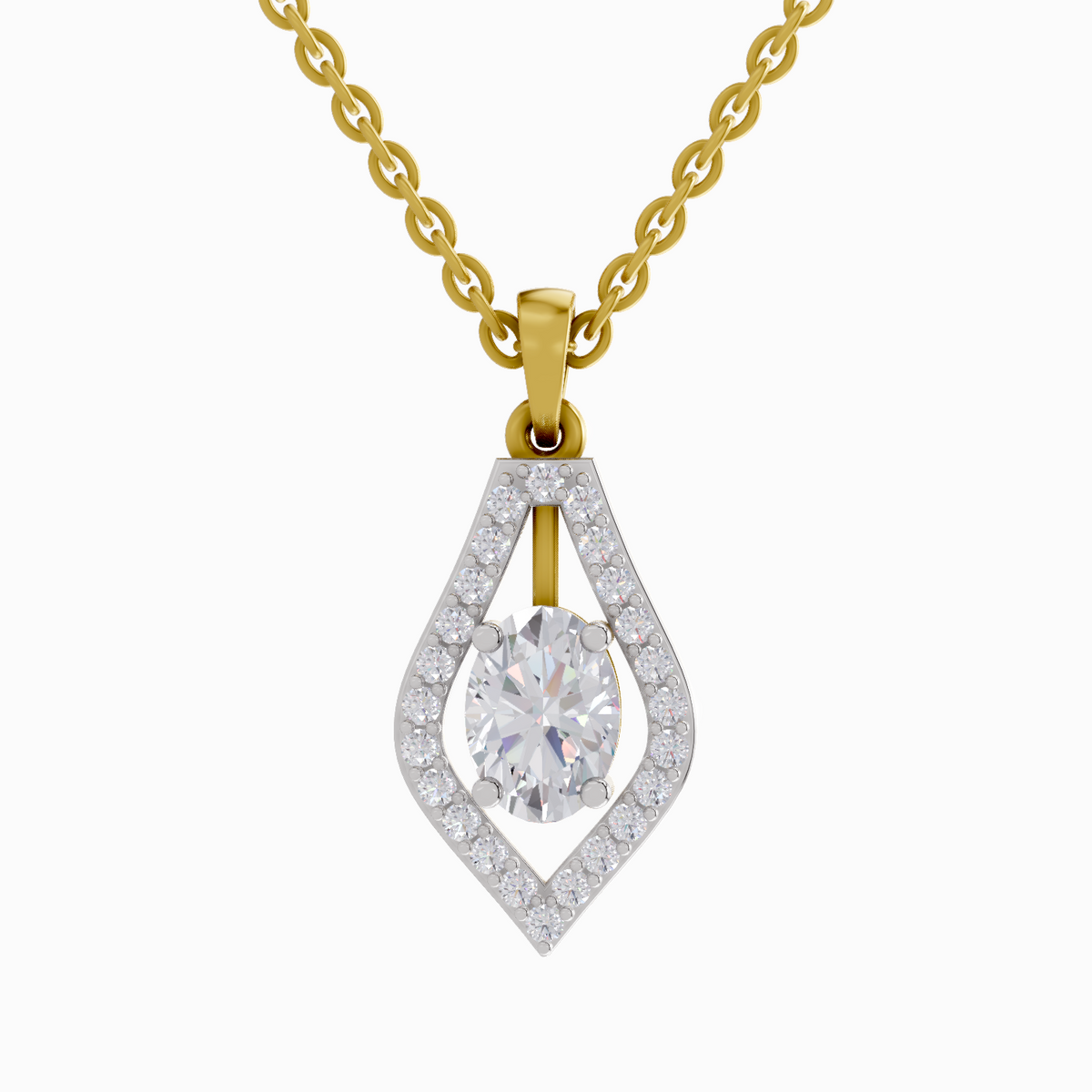 1.34 Carat Oval Shaped 14K