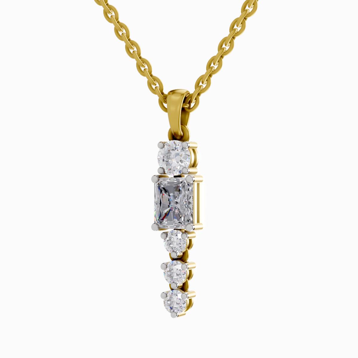 1.16 Carat Radiant Shaped 14K