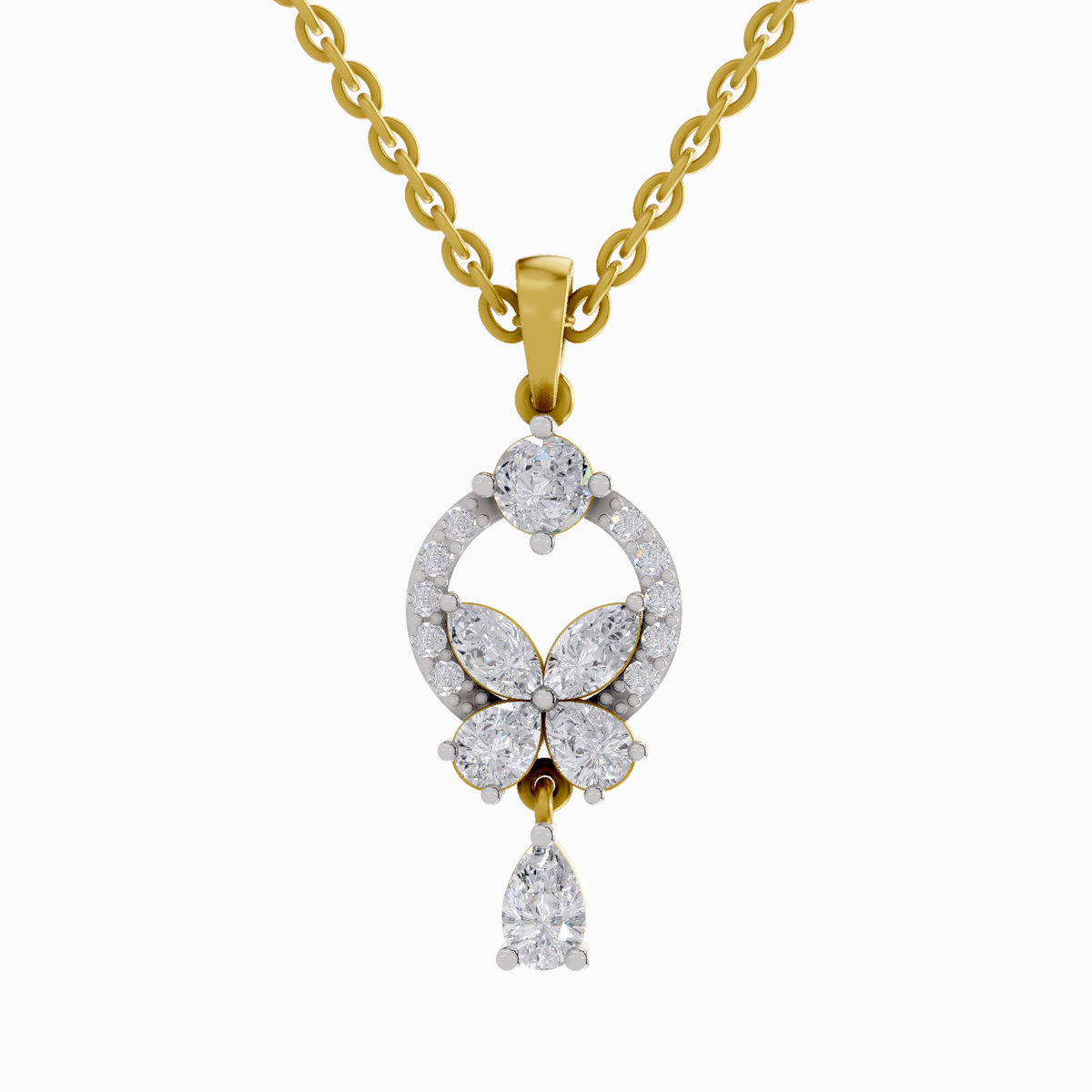 1.05 Carat Marquise Shaped 14K