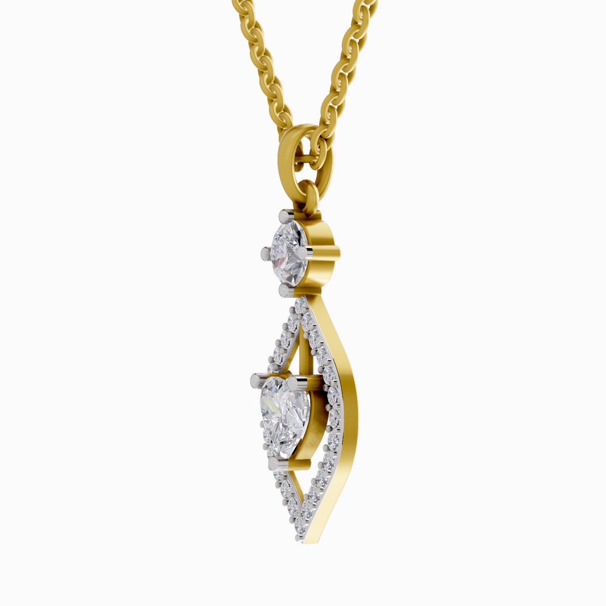 1.37 Carat Heart Shaped 14K