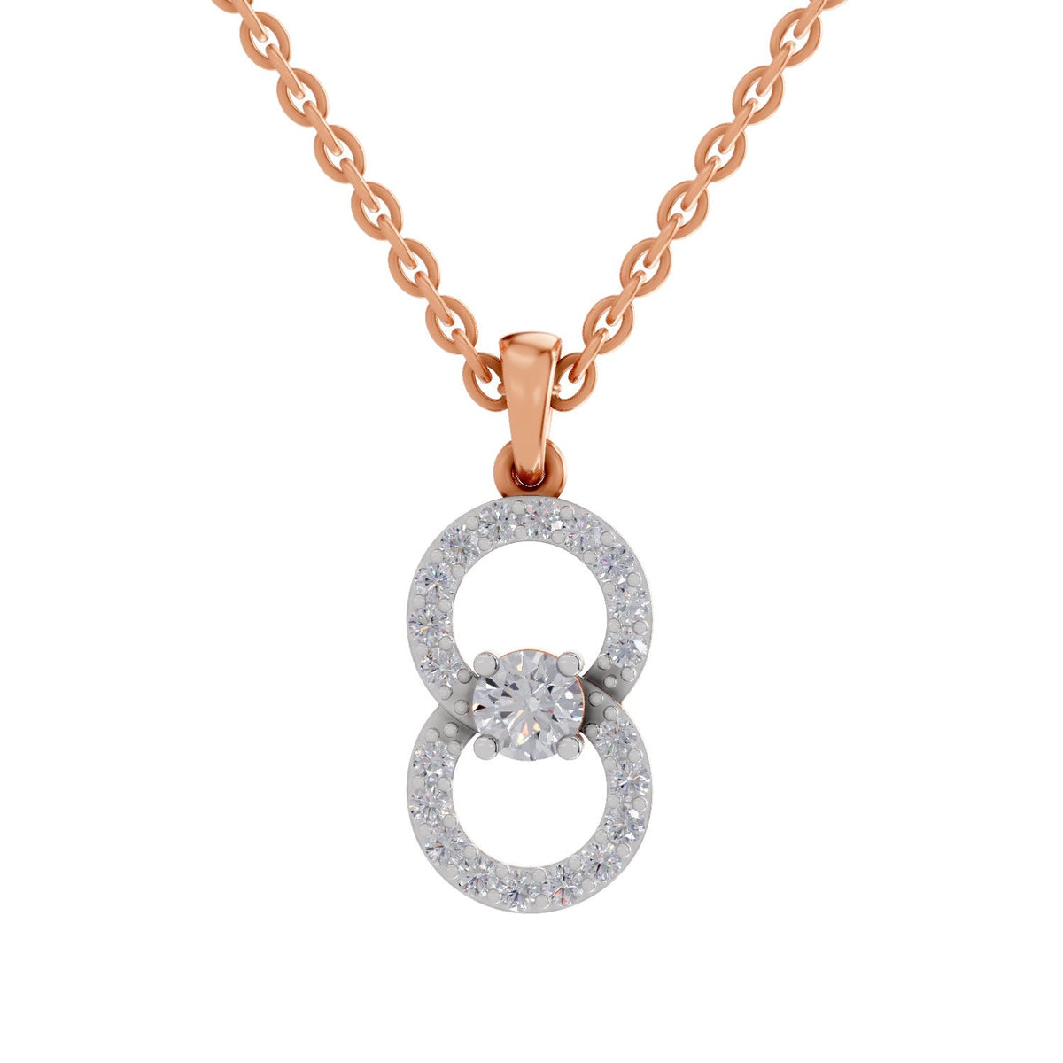 Refined Diamond Pendant