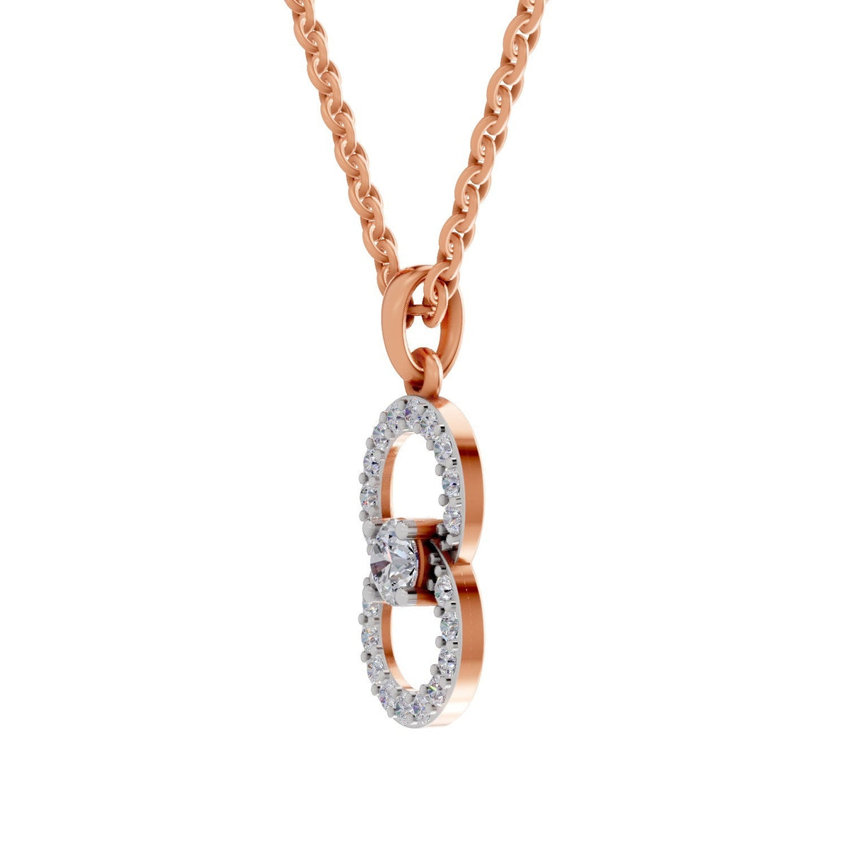 Refined Diamond Pendant
