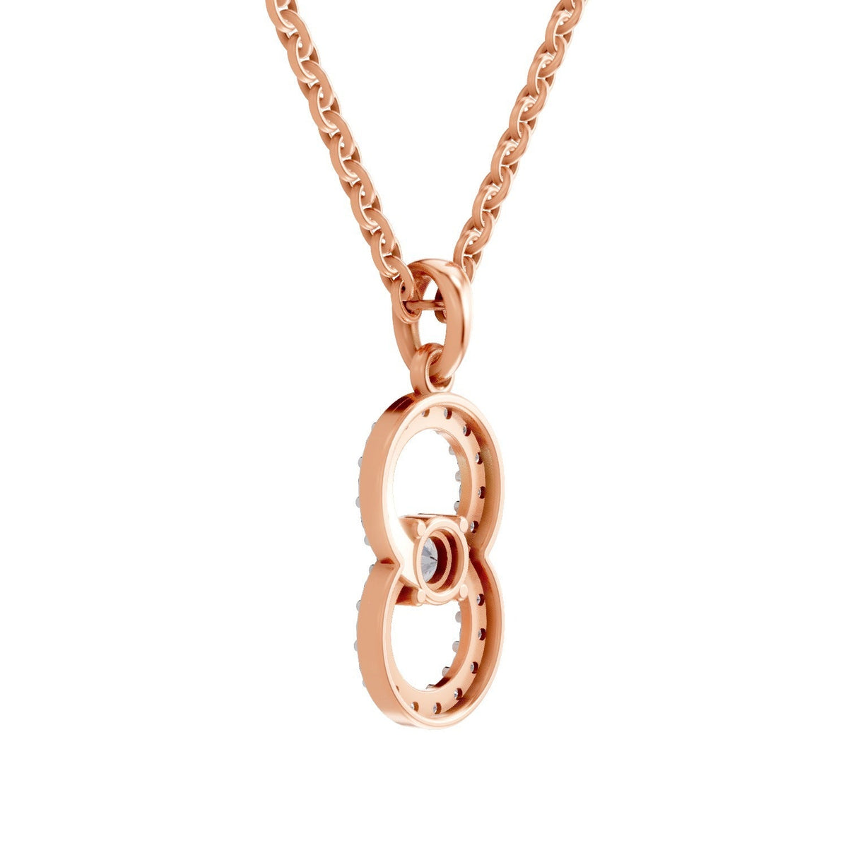 Refined Diamond Pendant